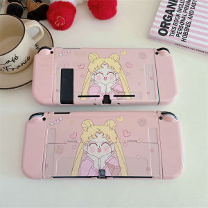 เคสนินเท็นโดสวิตช์/สวิตช์ OLED แยกเคสป้องกันแข็งน่ารักเด็กผู้หญิงป้องกันรอยขีดข่วนเคสนินเท็นโดสวิตช์ OLED/Switch