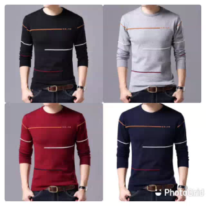 Promo Sweater Keren Crewneck Trendy Kaos Pria Kekinian Sweatshirt Kasual Sweter Cowok Elegan Bowfish