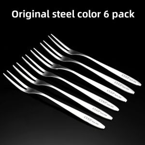 Creative Cute Fruit Fork Set Home Use 304 Stainless Steel Fruit Spoon Storage Canister Dessert Snack Nordic Style Dining Utensils