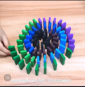 WOODEN DOMINO SET 120PCS