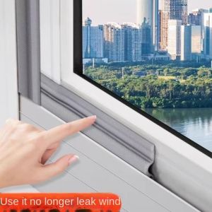 2/5/10/20 Sliding Window Sealing Strip PUE Material Foam Cotton Self-adhesive U-shaped Door Bottom Sealing Strip Dust And Sound