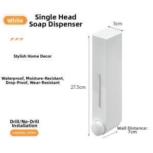 JUNHUIDA | Wall Mounted Hand Sanitizer Shower Gel Dispenser