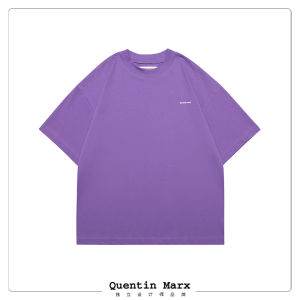 Quentin Marx Mens Short Sleeve T-Shirt Cool Sensation Quick Dry Loose Casual Basic Summer Fashion Print round Neck Top