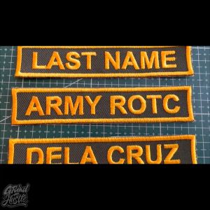 ROTC Customized Embroidered Name Patch (Army Rotc) - Available in Velcro and Iron-on
