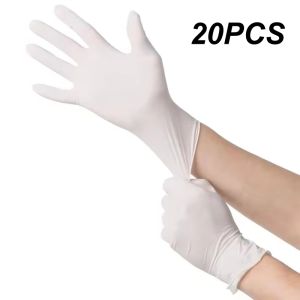 Disposable Nitrile Work Gloves 4.0mil Latex Powder Free Household Safety Gloves for Women Men Food Kitchen Gardening Yard Tattoo