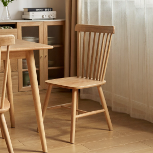 Scandinavian Solid Wood Dining Chair Windsor Design