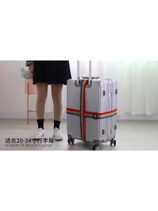 สายรัดกระเป๋าเดินทาง แบบมีรหัสล็อค/ไม่มีรหัสล็อค เข็มขัดรัดกระเป๋าเดินทาง รัดกากบาท ผลิตจากไนล่อน ส่งไว ทำความสะะอาดง่าย พกพา สะดวก ทนทาน