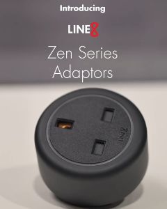 Ổ Cắm Điện Line8 Zen MLT - Body Màu Đen - Chuẩn Quốc Tế - Chính hãng