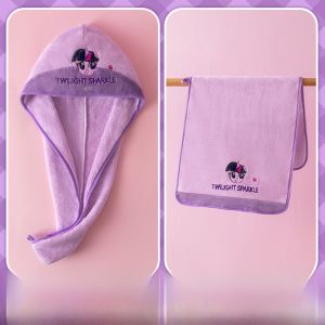 SVORIAHI | New 2025 Pony Princess Childrens Dry Hair Cap Super Absorbent Quick Dry Headscarf Cute Girls Hat For Kids Cartoon Element