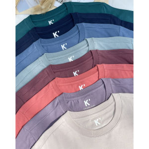 SET B | KOZY Everyday Basic Tee | Cotton Plain T-shirt Lelaki Perempuan Round Neck Short Sleeve Lengan Pendek T shirt Men