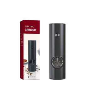 cliton | Electric Automatic Salt And Pepper Grinder Set LED Light Adjustable Battery Powered Spice Mills Kitchen Grinding Tools