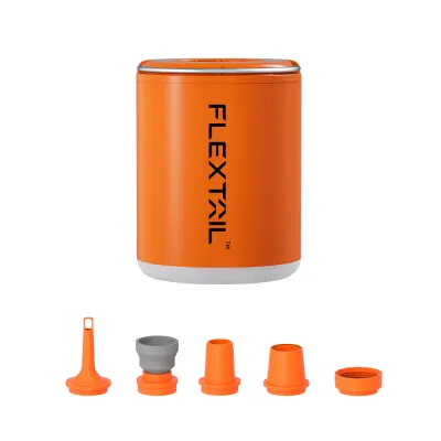 FLEXTAIL TINY PUMP 2X - 4kPa Portable Air Pump with Camping Light and 1600mAh Battery Infaltion/Deflation/Lighting