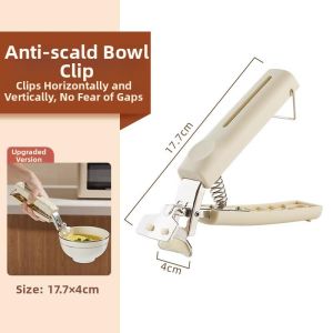 Anti-slip Heat-resistant Bowl Tongs Kitchen Clamps
