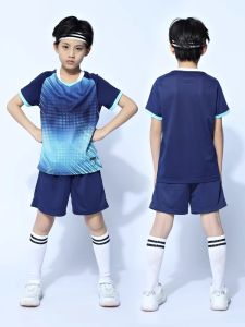 Kids Volleyball Uniform Set Boys Girls Quick Dry Breathable Competition Training Teamwear Primary School Students Volleyball Shirt