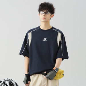 TUCANO | American Style Color Block 100% Cotton Short Sleeve T-Shirt