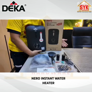SYK Deka NERO Instant Water Heater Non Pump Hand Shower Set Heater Home Appliances Pemanas Air Mandi Eletrik