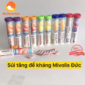 Viên Sủi Mivolis Vitamin C Khoáng Chất Và Các Vị Canxi Tổng Hợp Các Vị Khác Cho Bé Từ 2 Tuổi Trở Lên Nhập Đức Hàng Chính Hãng