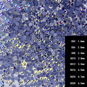 1440pcs Flat Bottom round Swarovski Nail Drill Bits for Nail Art Decoration Jewelry Making Any Skin Type Suitable Beauty Tools