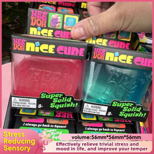 Needoh Nice Cube Chess Cubes Sensory Stress Relief Anxiety Focus Tool Suitable for Attention Deficit Hyperactivity Disorder and Sedation Desk Toys