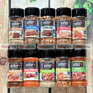 Gia Vị Ăn Kiêng Weber Seasoning - Không Calo Không Chất Béo Phù Hợp Cho Chế Độ Eat Clean & Gym
