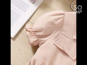 Baju Atasan Tunik Anak Perempuan / Kemeja Crinkle Usia 1-6 Tahun