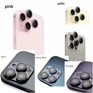 3D Tempered Glass Metal Camera Lens Protector For iPhone 17 16 15 14 Pro Max 17Air 15Pro 16 Pro Max Protection Protective Film