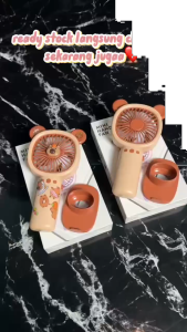 TYHL0778 Kipas Angin Mini Karakter Capybara Mini Fan USB Bisa Di Genggam Dan Duduk