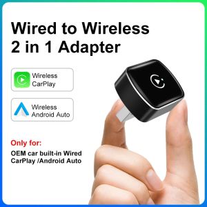 2025 Wireless CarPlay Android Auto Adapter USB Dongle Smart Mini Box Plug and Play Universal for Toyota Nissan Honda Ford Car