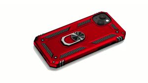 Luxury Armor Shockproof Case for iPhone 18 17 17e 16e 16 15 14 13 12 11 Pro X XR XS Max 8 7 6 Plus Metal Ring Holder Phone Cover
