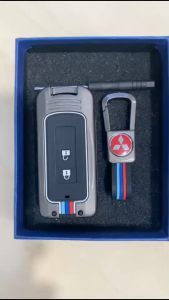Casing Metal Elegant Kunci Remote Mitsubishi Xpander Pajero 2 Tombol