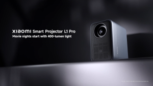 Xiaomi Smart Projector L1 Pro | Google TV 1080p physical resolution 120-inch ultra-wide screen Auto-focusing Automatic obstacle avoidance