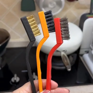 *พร้อมส่ง* แปรงทองเหลือง แบบด้าม3ชิ้น เซ็ทแปรงขัด แปรงขัดพื่นที่แคบ ขัดเตาแก็ส แปรงลวดโลหะ แปรงลวด