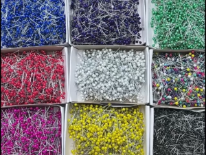 800pcs Dressmakers Pins Multiple Colors Pearl Head Pins For DIY Sewing Scarf
