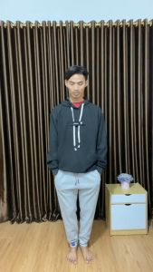 Hoodie Pria Bordir Handuk Sulaman Sweater Kaos Hoodies Lengan Panjang Bahan Polyester LM21