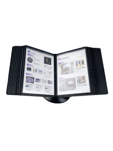 Rotatable Desktop File Folder A4 Page Flip Office Supplies Menu Multi-Functional Document Display Stand Business Promotion