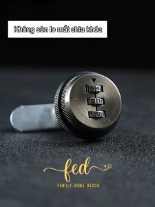 Ổ khóa mật khẩu tủ gỗ ngăn kéo tủ hồ sơ hộp thư bằng hợp kim khóa tủ mã số chống trộm an toàn tiện lợi thời trang