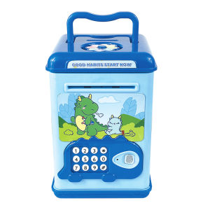 2023 Cartoon Electronic Piggy Bank ATM Machine With fingerprint and Password Money Safety Saving Box Large Capacity unicorn Coin box Decoration for Kids Boys Girls Birthday Gift