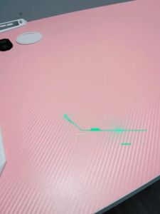 Cheap Gaming Desk Pink PC Table Z Shaped Gaming pc Desk for Girls with Cup Holder