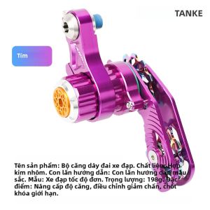 Bộ Căng Xích Xe Đạp TANKE MTB Dẫn Hướng Xích Xe Đạp Đơn Tốc Độ Bằng Hợp Kim Nhôm Ròng Rọc CNC Phụ Kiện Xe Đạp