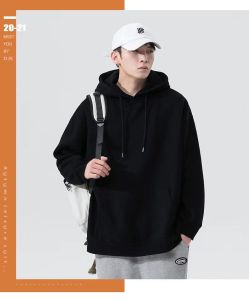 [พร้อมส่ง] เสื้อฮู้ดผู้ชาย เสื้อกันหนาวผู้ชาย เสื้อฮู้ดแขนยาว ท็อปส์ซูอื่นๆ เสื้อแจ็คเก็ตผู้ชาย สเวตเตอร์สีดำ เสื้อแขนยาวชาย เสื้อฮู้ด เสื้อฮู้ดสีดำ - Lazada