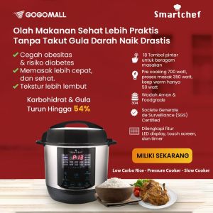 Smartchef Hemat Listrik Kualitas Elengan Dengan Harga Sangat terjangkau produk Berkualitas Tinggi small kitchen appliance parts & accessories rice cookers watt