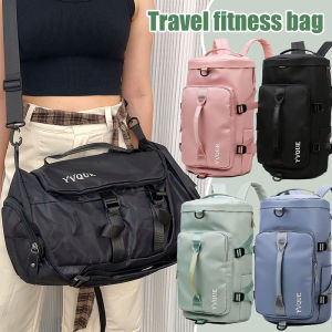 กระเป๋าเป้สะพายหลังออกกำลังกายกระเป๋าสะพายเดินทางผ้ากันน้ำ Oxford เป้สะพายหลังกันน้ำความจุขนาดใหญ่กระเป๋าเดินทางพกพาได้2วิธี