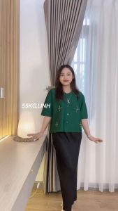 Chân váy dáng dài 95cm LÒ XO CAO CẤP co giãn 4 chiều Váy bút chì sang trọng tôn dáng có xẻ với lưng chun tới 70kg