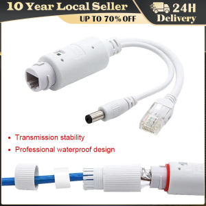 48V To 12V POE Spliter Waterprrof with Video and Power Adapter Cable Supply Module Injector for IP Camera Extender