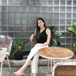 picht One Shoulder top - เสื้อเปิดไหล่ แขนกุด - (Stretch Collection)