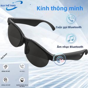 Kính Thông Minh Dành Cho Nam Với Bluetooth 5.3 Tai Nghe Stereo Kép Chống Ánh Sáng Xanh Điều Khiển Cảm Ứng Nghe Nhạc Kính Râm Tai Nghe