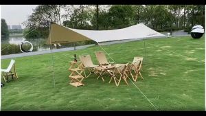 Outdoor Folding Chair Wooden Aluminium Alloy Chair Camping Chair Wood Beach Chair Portable Butterfly Chair