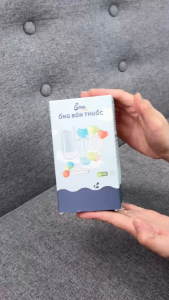 Ống bón thuốc cho bé EMA silicon mềm thiết kế chuyên dụng giúp bé uống thuốc dễ dàng