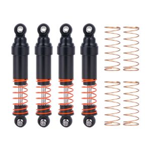 2/4PCS Aluminum Big Bore Shocks 52mm Oil Damper for 1/18 RC Crawler Car TRX4M TRX-4M Bronco Defender Upgrade Parts