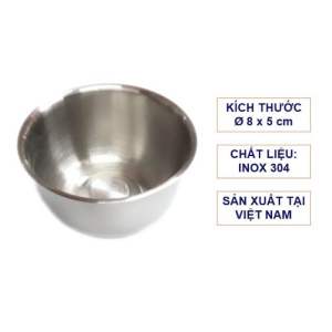 Chén inox chén chum inox dùng trong y tế (đựng bông cồn không gỉ)